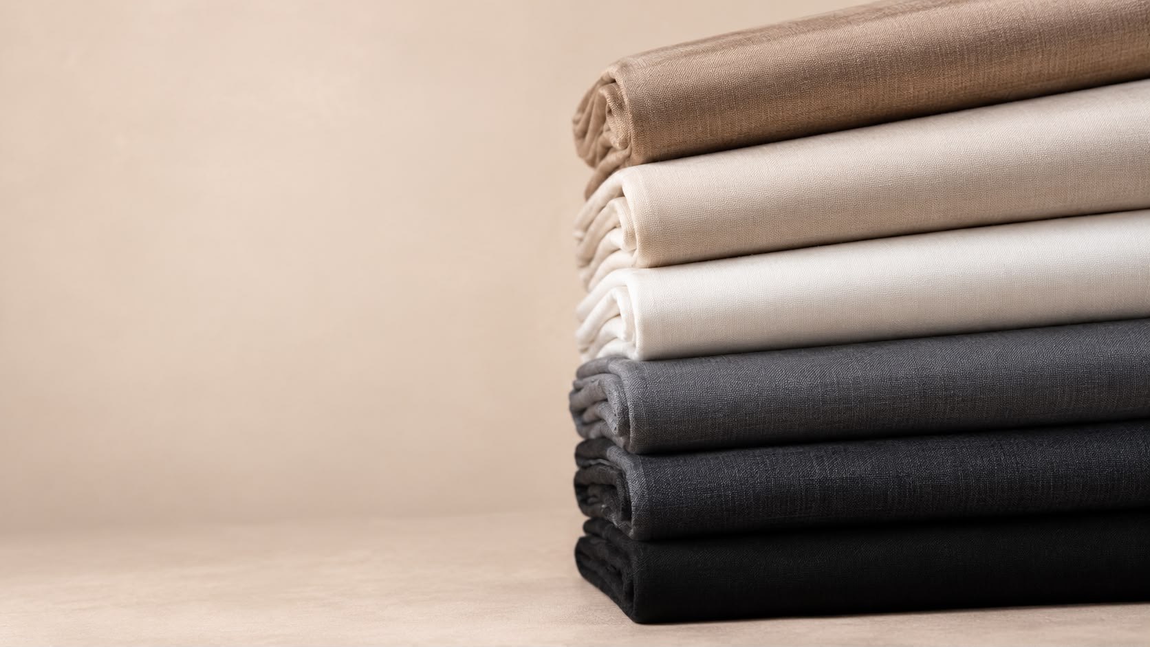Black shown with the other colours in the range