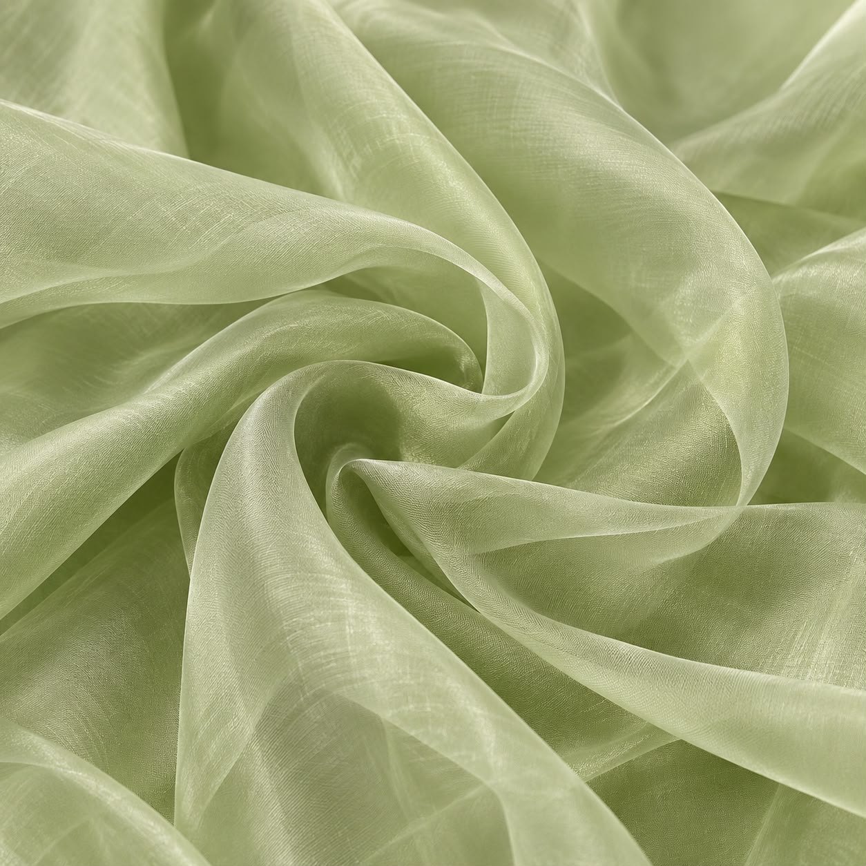 Sage draped to show the fall of the cloth